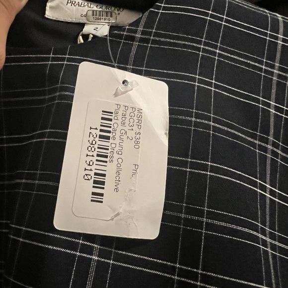 Prabal Gurung midi/mini cape dress. NEW WITH TAGS - Picture 3 of 4